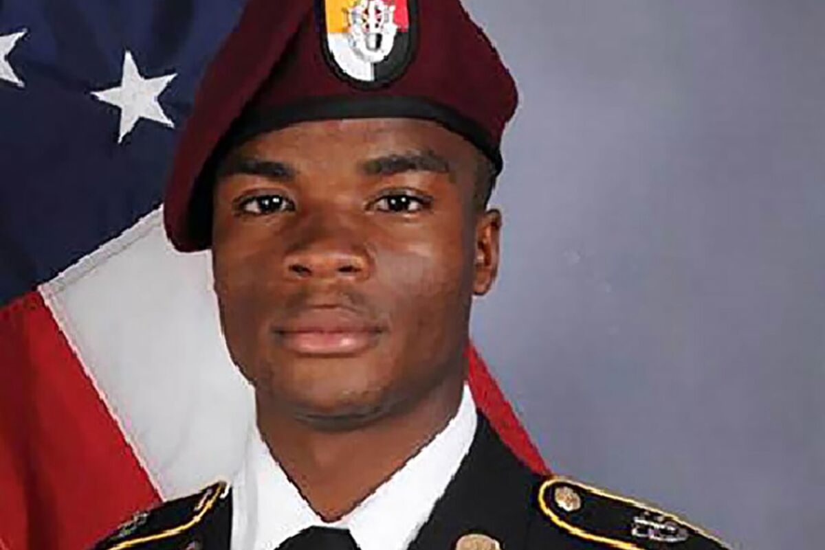 An undated Army photo shows Sgt. La David T. Johnson, 25, of Miami Gardens, Fla., who was killed after an ambush Oct. 4 in the north African nation of Niger.