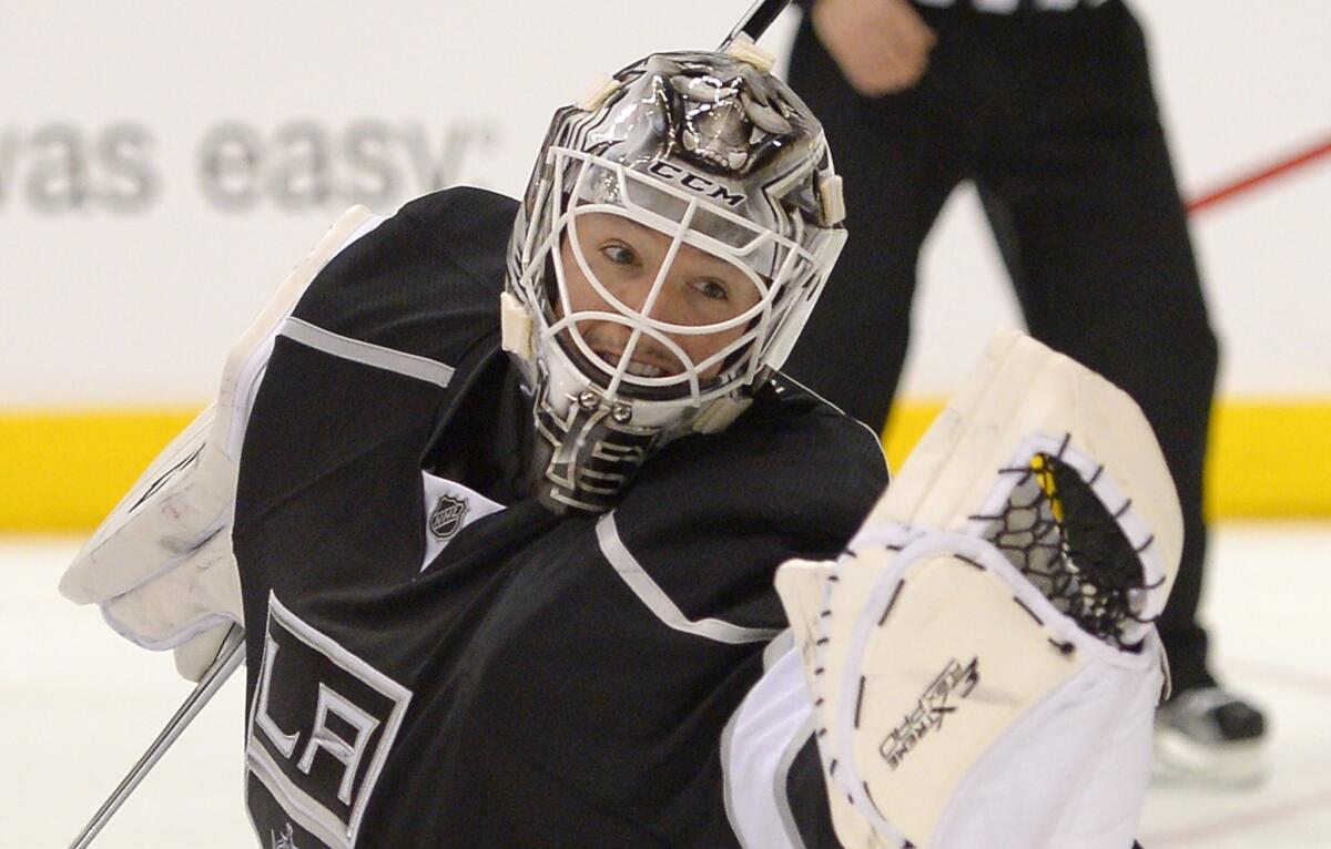 Kings goalie Jonathan Bernier is 6-1 against Nashville, with one shutout and a 2.00 goals-against average.