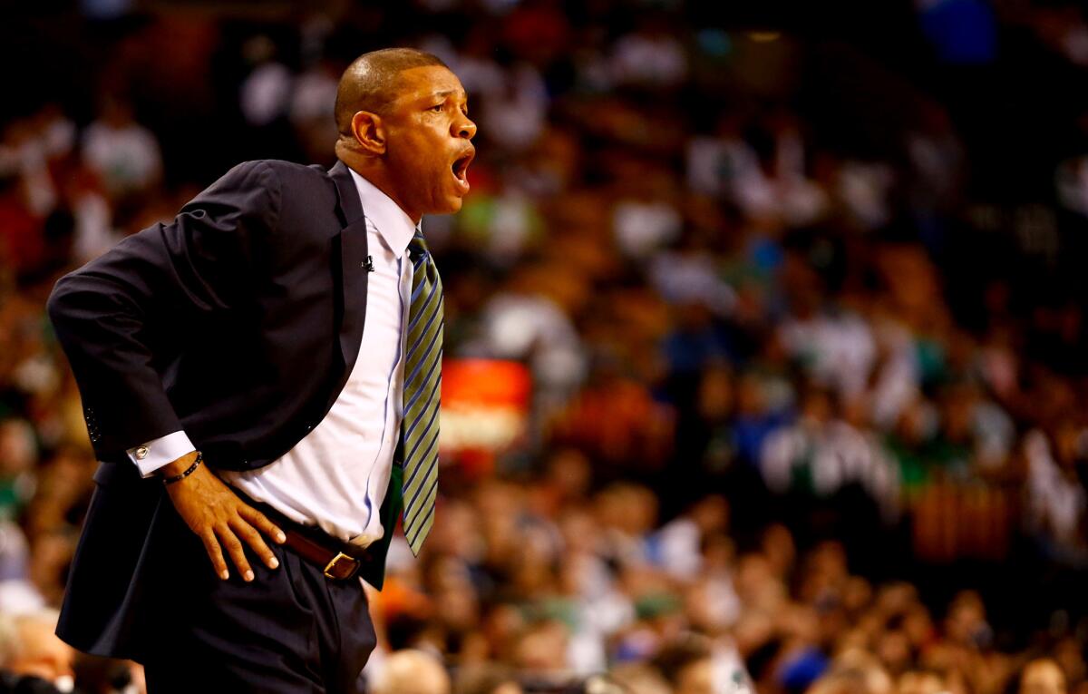 Coach Doc Rivers played for the Clippers during the 1991-92 season.
