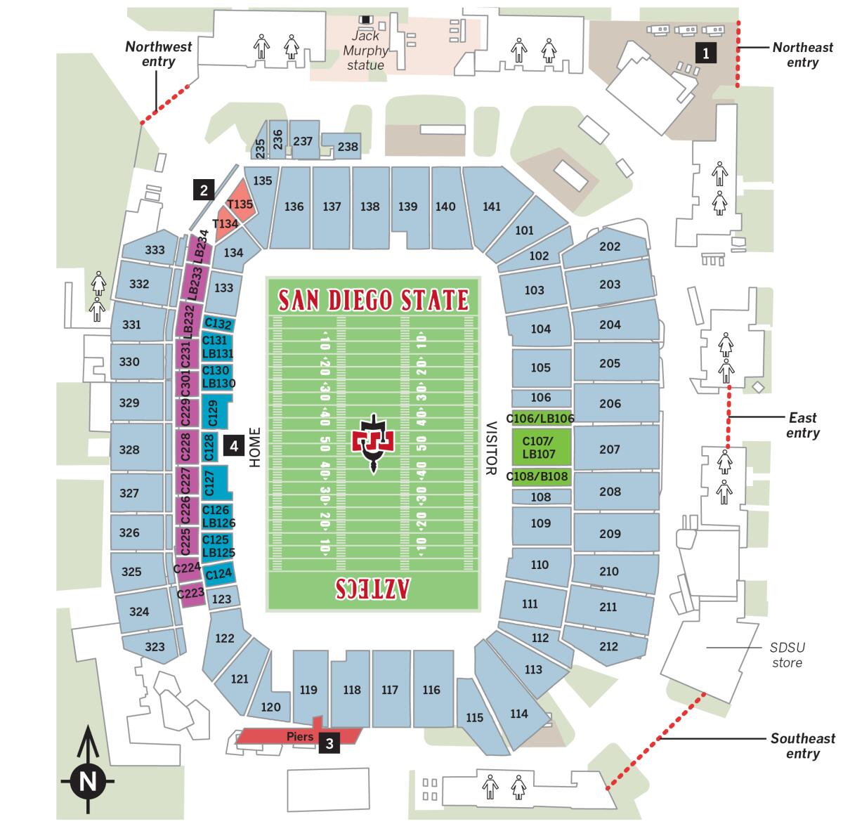 Houston Texans Interactive Seating Chart with Seat Views