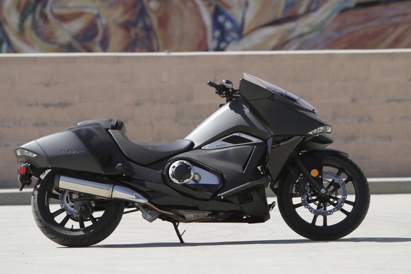 The NM4 is a sleek, low, easy-to-ride street cruiser.