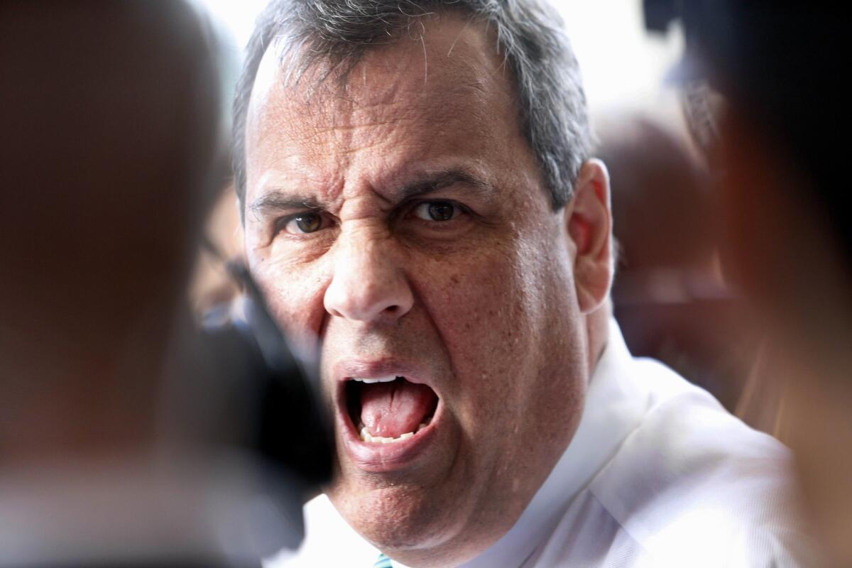 New Jersey Gov. Chris Christie: big, bold, and wants to take your Social Security away.
