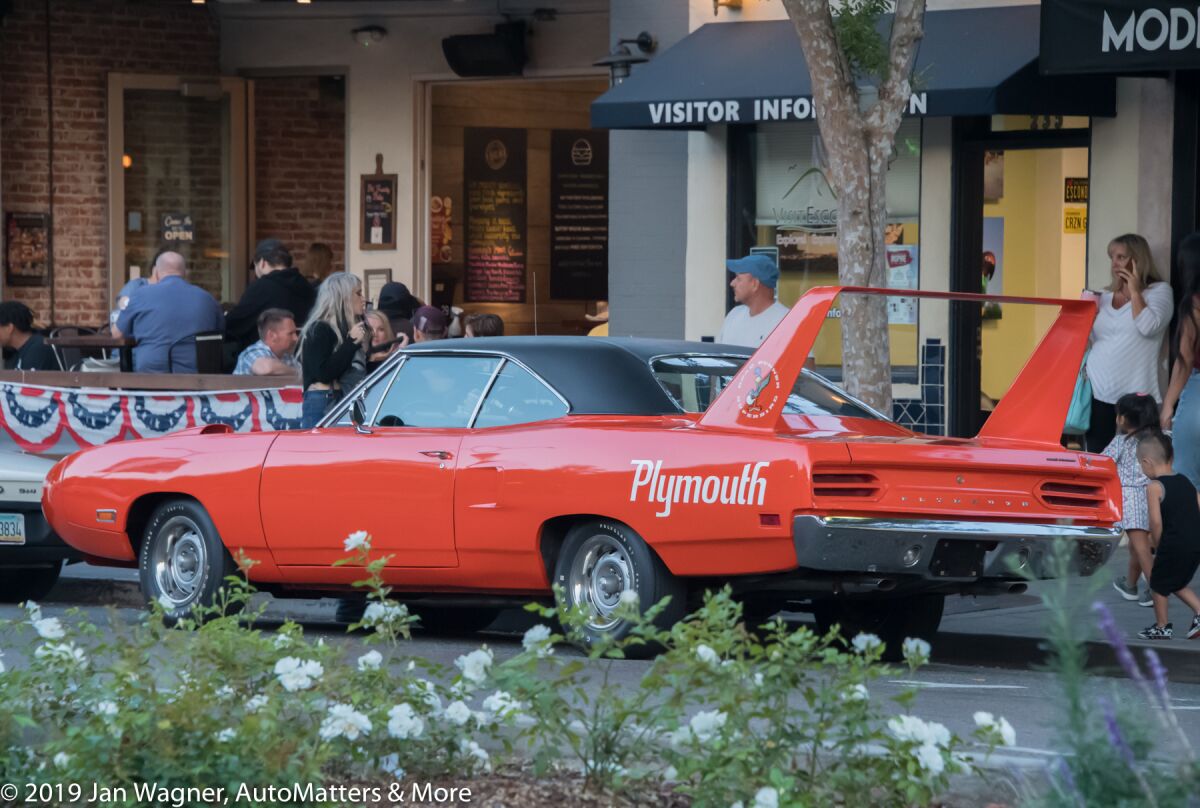 A very cool 70s muscle car -- and its orange!