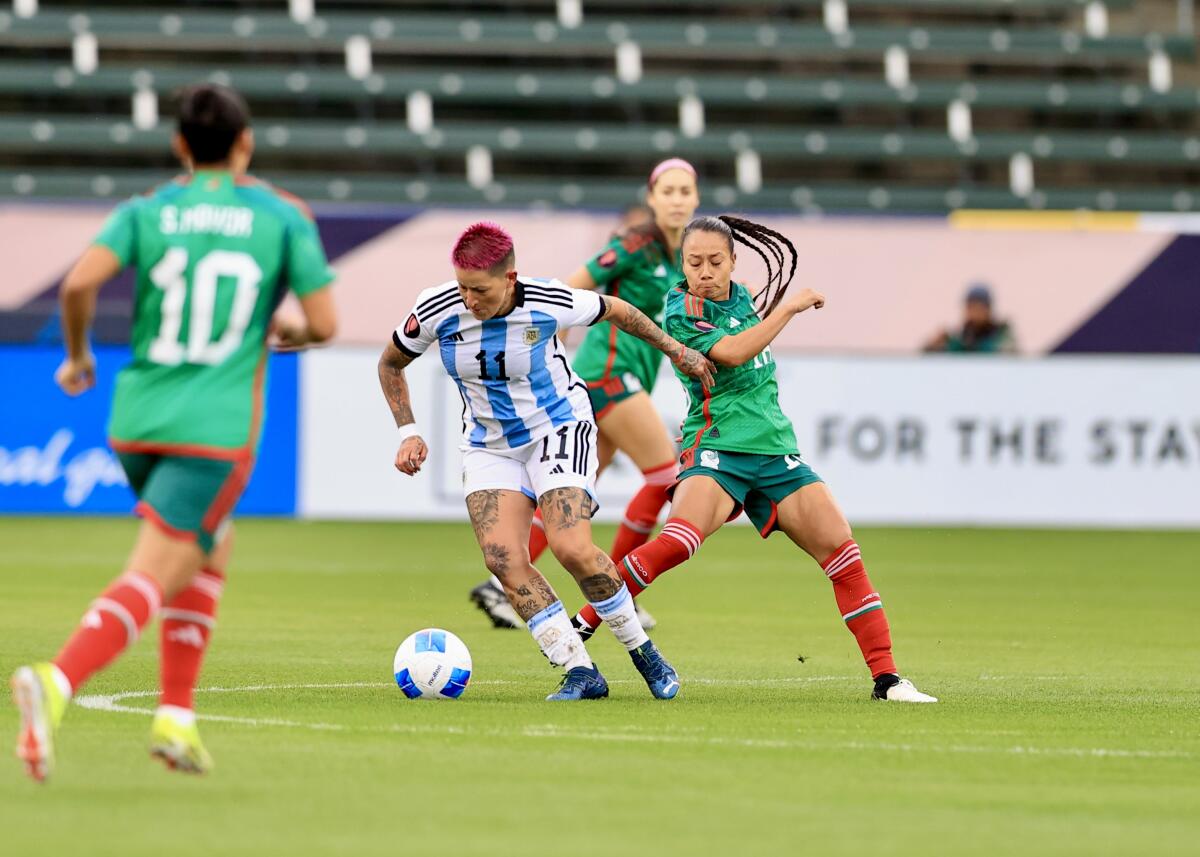 El partido entre mexicanas y argentinas 