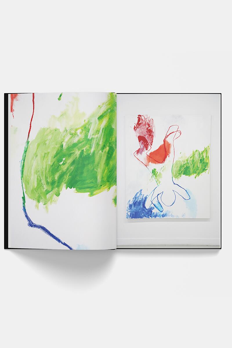 Colorful abstract paintings in "The Theater," a coffee table book by L.A. artist Brendan Lynch.