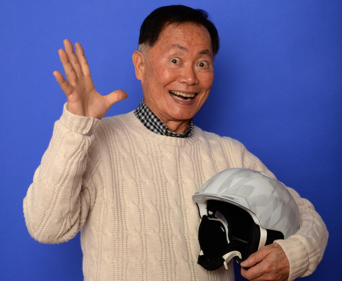 Actor George Takei at the 2014 Sundance Film Festival.