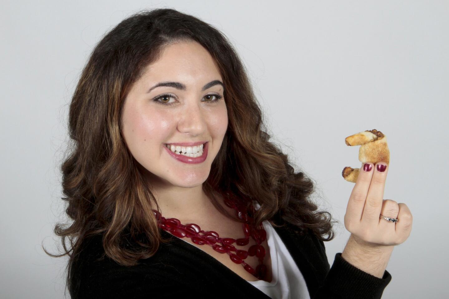 Samantha Ferraro from Seal Beach made cherry pistachio ruguelach cookies.