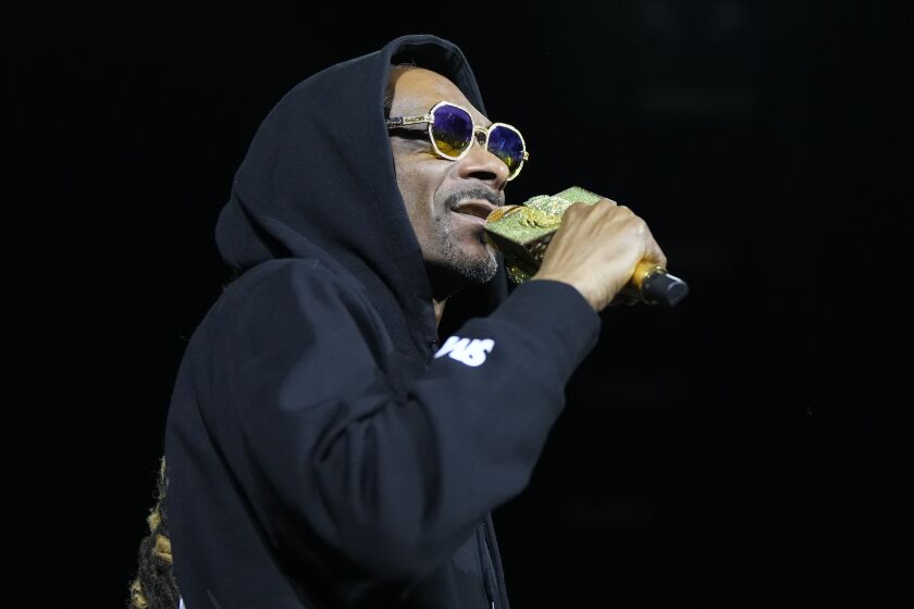 Snoop Dogg performs at the Shaq's Fun House Super Bowl event on Friday, Feb. 10, 2023, at Talking Stick Resort in Scottsdale, Ariz. (Photo by Rick Scuteri/Invision/AP)