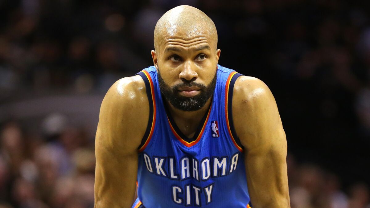 Derek Fisher reportedly agrees to become New York Knicks head coach - Los  Angeles Times