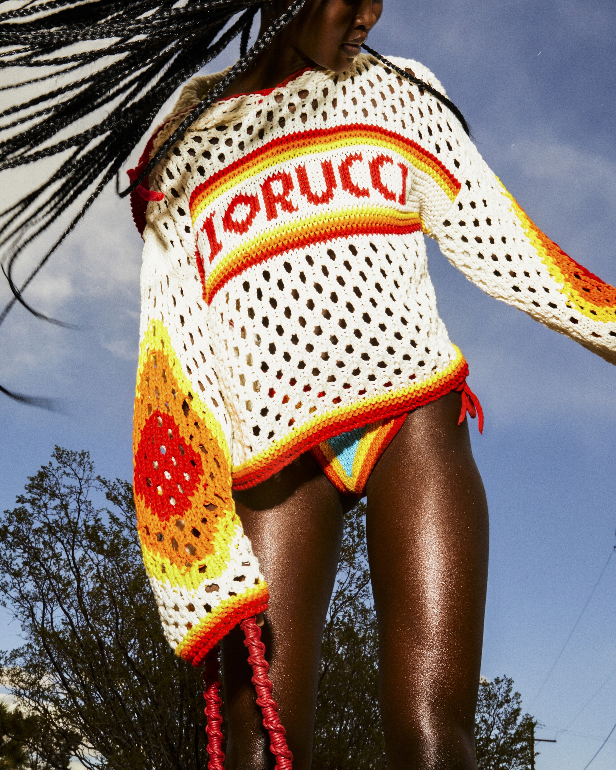 Italian brand Fiorucci is introducing the SS22 Desert Oasis collection for Fred Segal right in the near future Coachella.