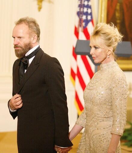 Sting and wife, Trudie Styler