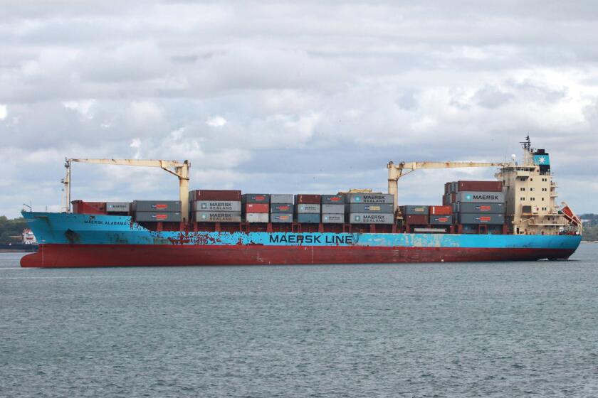 Two American security officers have been found dead aboard the Maersk Alabama, the cargo ship whose 2009 hijacking inspired the film "Captain Philips."