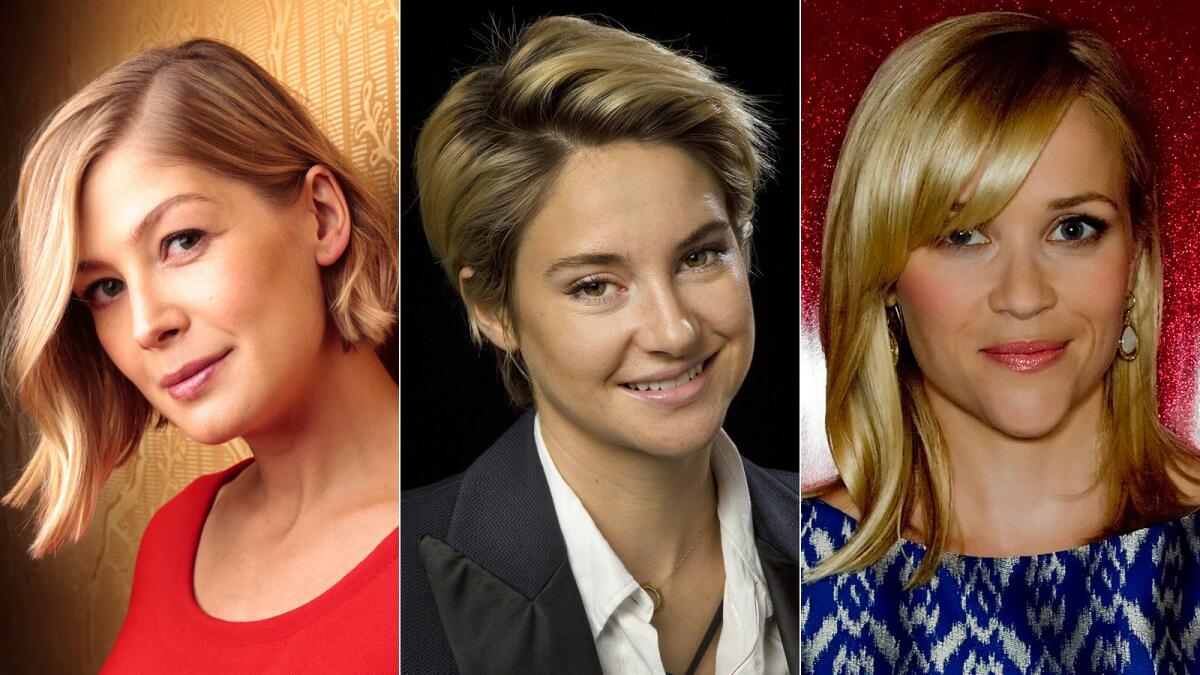 Rosamund Pike, Shailene Woodley and Reese Witherspoon.
