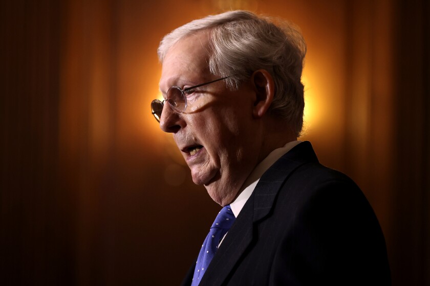 Senate Minority Leader Mitch McMcConnell