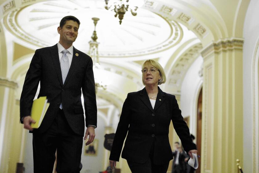 House Budget Committee Chairman Paul D. Ryan (R-Wis.) and Senate Budget Committee Chairwoman Patty Murray (D-Wash.) worked one-on-one to forge a key budget deal.