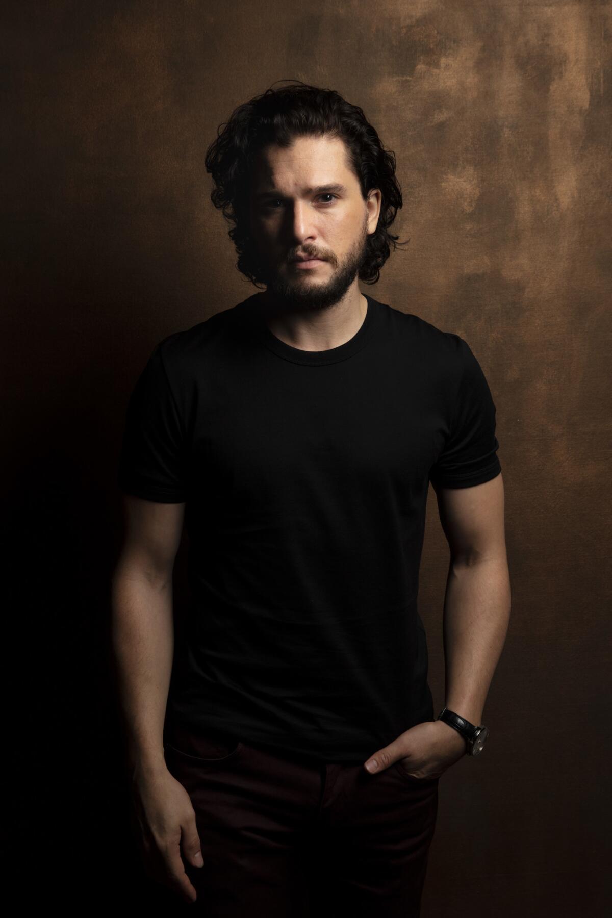 Actor Kit Harrington from the film "The Death and Life of John F. Donovan."