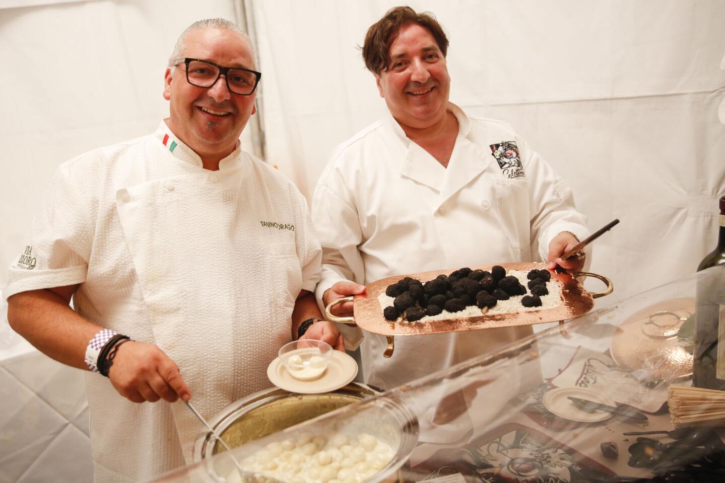 Chefs Tanino Drago and Calogero Drago