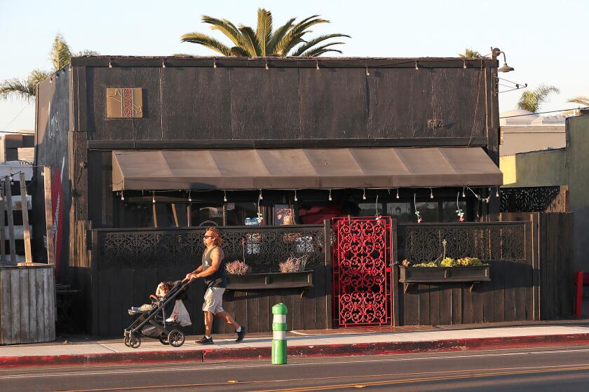 The Costa Mesa Planning Commisisoners were asked to give a more formal approval of the expansion of an outdoor dining patio at Westend, a proposal that also includes a request for live entertainment.