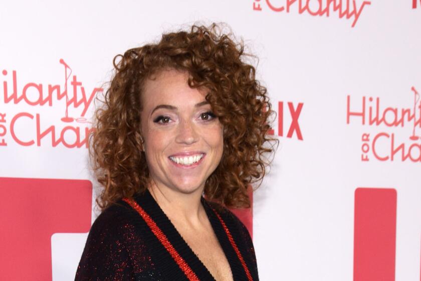 Comedian Michelle Wolf attends Seth Rogen's Hilarity For Charity at Hollywood Palladium on March 24, 2018 in Los Angeles, California. / AFP PHOTO / TARA ZIEMBATARA ZIEMBA/AFP/Getty Images ** OUTS - ELSENT, FPG, CM - OUTS * NM, PH, VA if sourced by CT, LA or MoD ** Comedian Michelle Wolf.