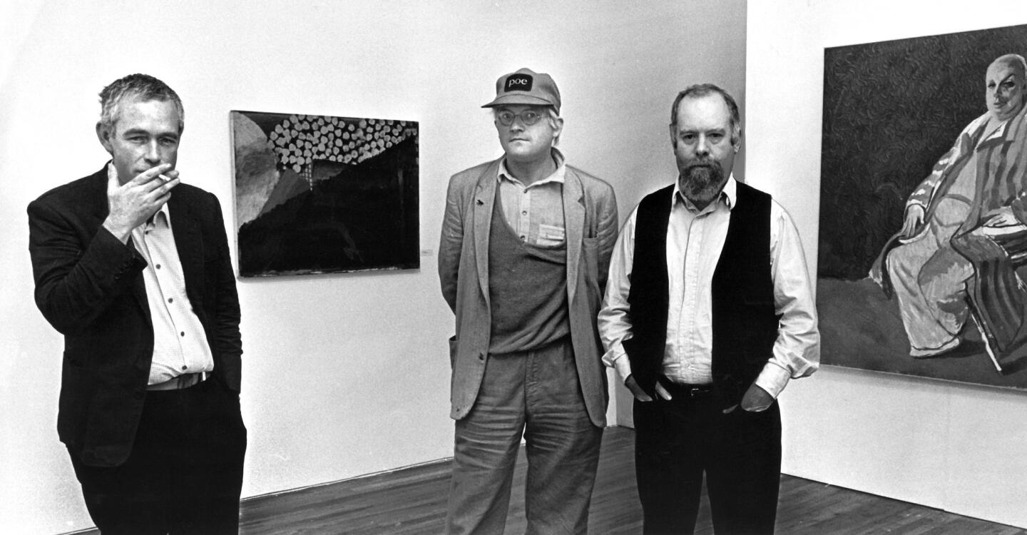 Howard Hodgkin, David Hockney and Peter Blake