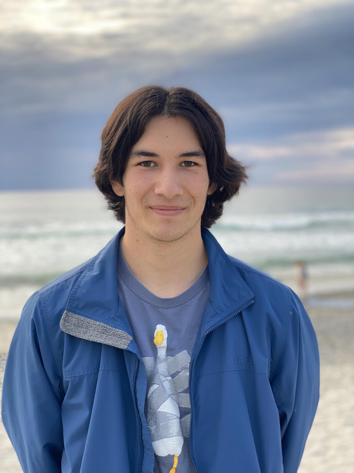 Max Meinert, a senior at Canyon Crest Academy, was recently awarded the Congressional Gold Medal.