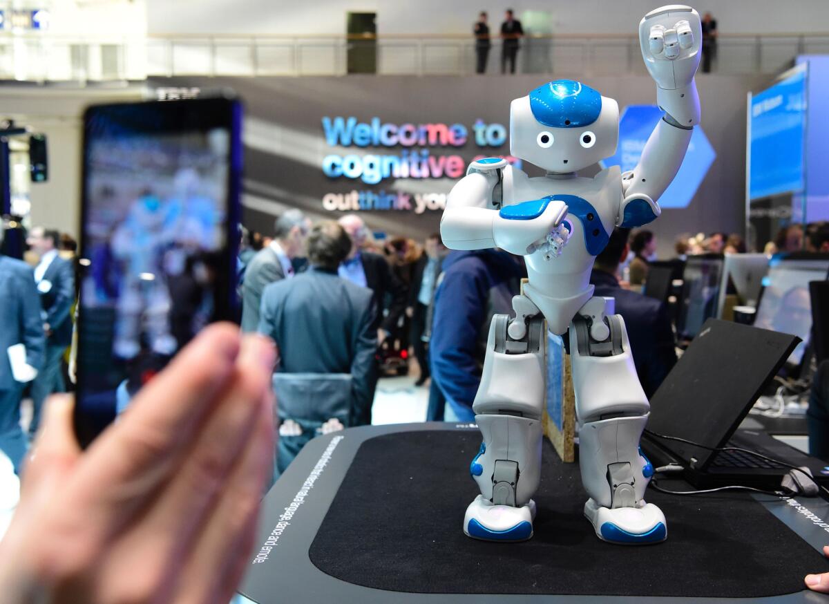 A literary contest in Japan is accepting entries from applicants who are not human -- artificial intelligence programs and other robots, like this one from IBM.