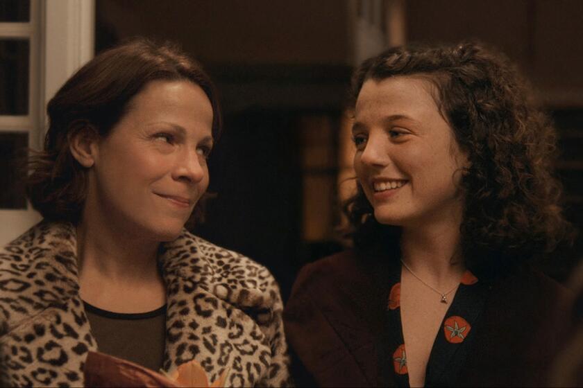 Lili Taylor, left, Stefania LaVie Owen in the movie "Paper Spiders."