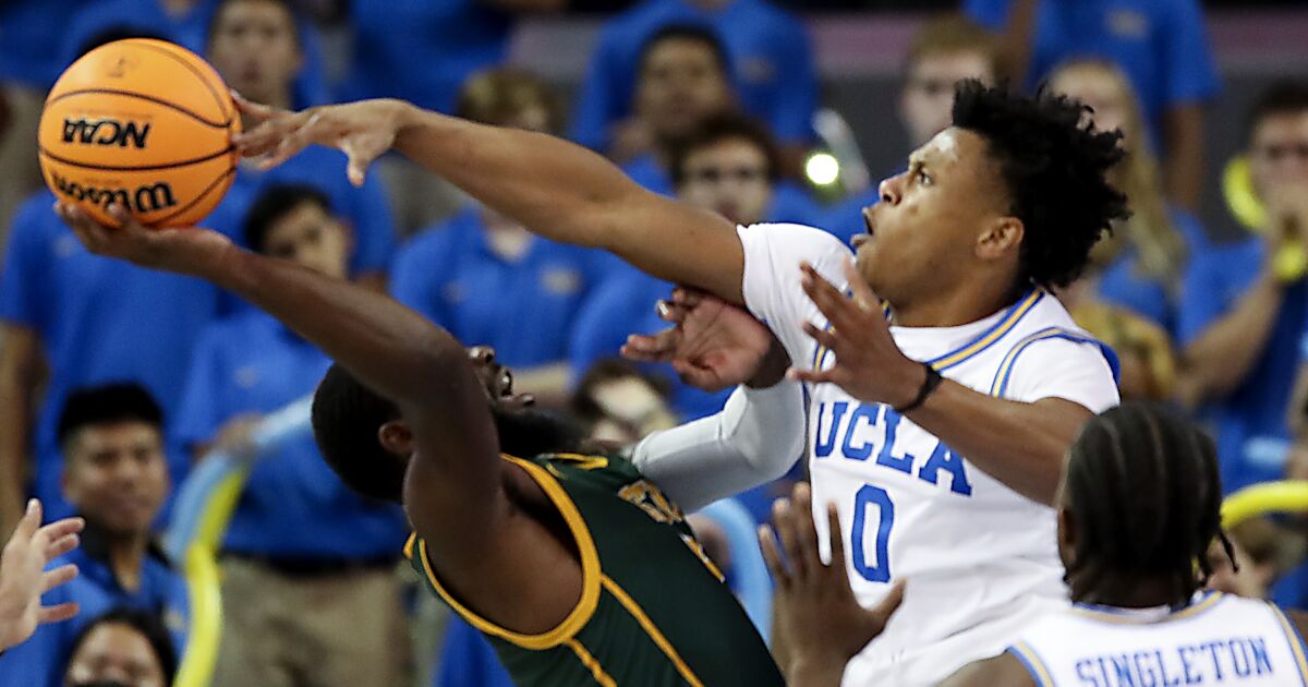 Jaylen Clark’s defensive intensity leaves no bone to pick for UCLA teammates