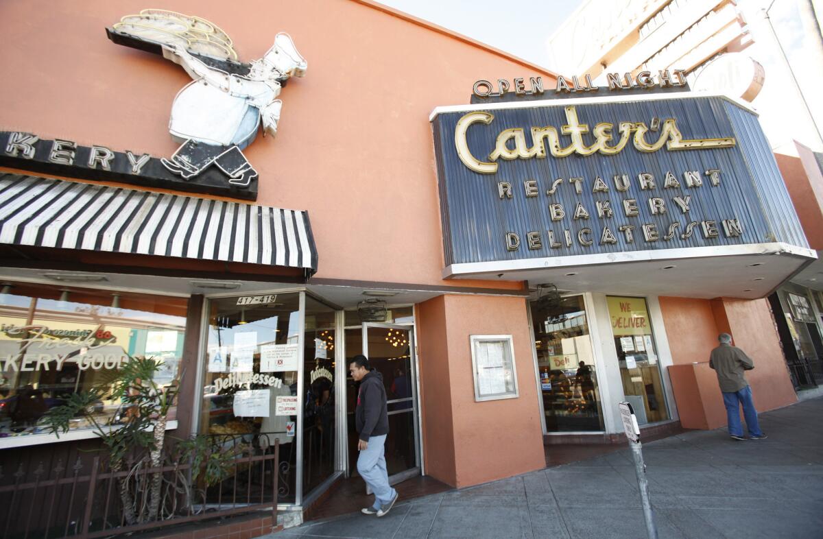 Canter's Deli on Fairfax.