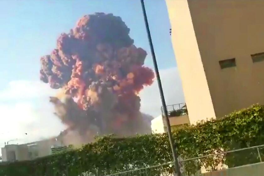 A massive explosion shook Lebanon's capital Beirut with a number of people reportedly wounded and widespread damage being caused.