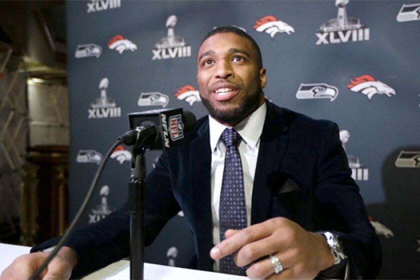 Temperatures at Super Bowl XLVIII are expected to dip to the 30s, but Denver Broncos linebacker Wesley Woodyard said the cold can be overcome, mentally.
