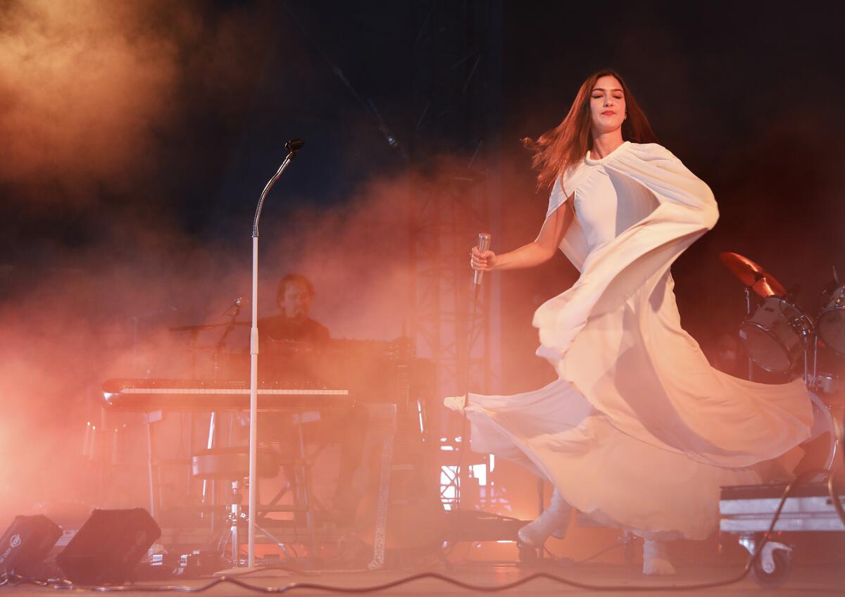 Weyes Blood performs at Coachella 