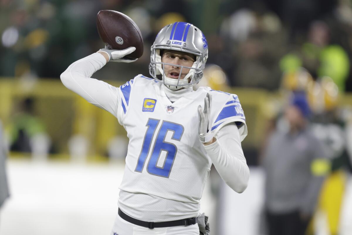 Week 18 finale against the Packers will be the Lions' first night