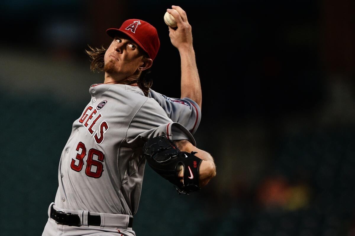 Jered Weaver has a 4.55 ERA in five games since returning from a left elbow fracture.