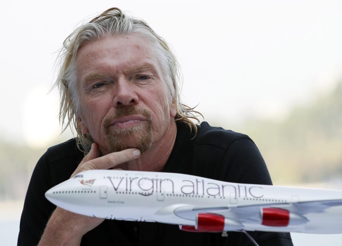 Virgin Atlantic founder Richard Branson
