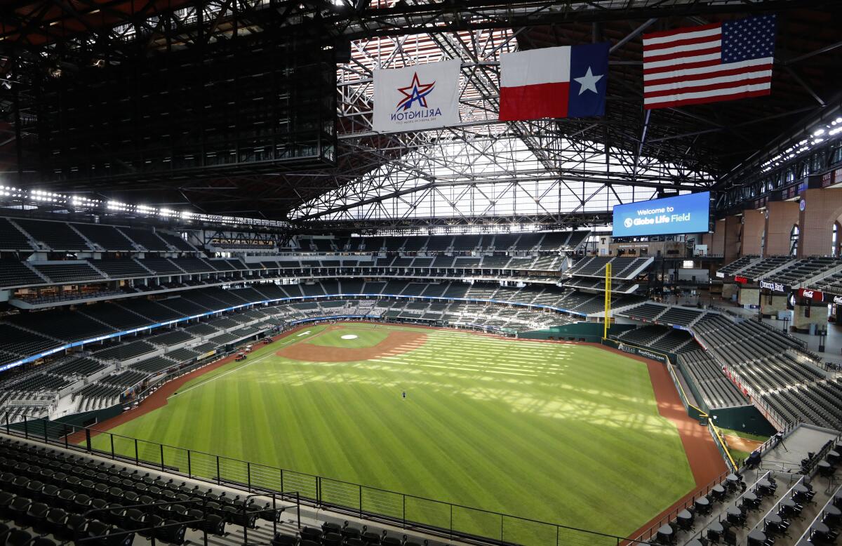 texas rangers new ballpark