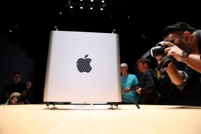 SAN JOSE, CALIFORNIA - JUNE 03: The new Mac Pro is displayed during the 2019 Apple Worldwide Developer Conference (WWDC) at the San Jose Convention Center on June 03, 2019 in San Jose, California. The WWDC runs through June 7. (Photo by Justin Sullivan/Getty Images)