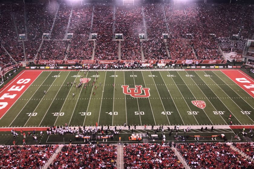 Utah has sold out 72 straight football games at Rice-Eccles Stadium.