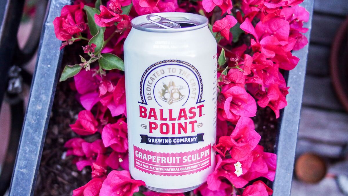 Ballast Point plans to open a restaurant in Long Beach. Pictured is one of the brewery's most popular beers.