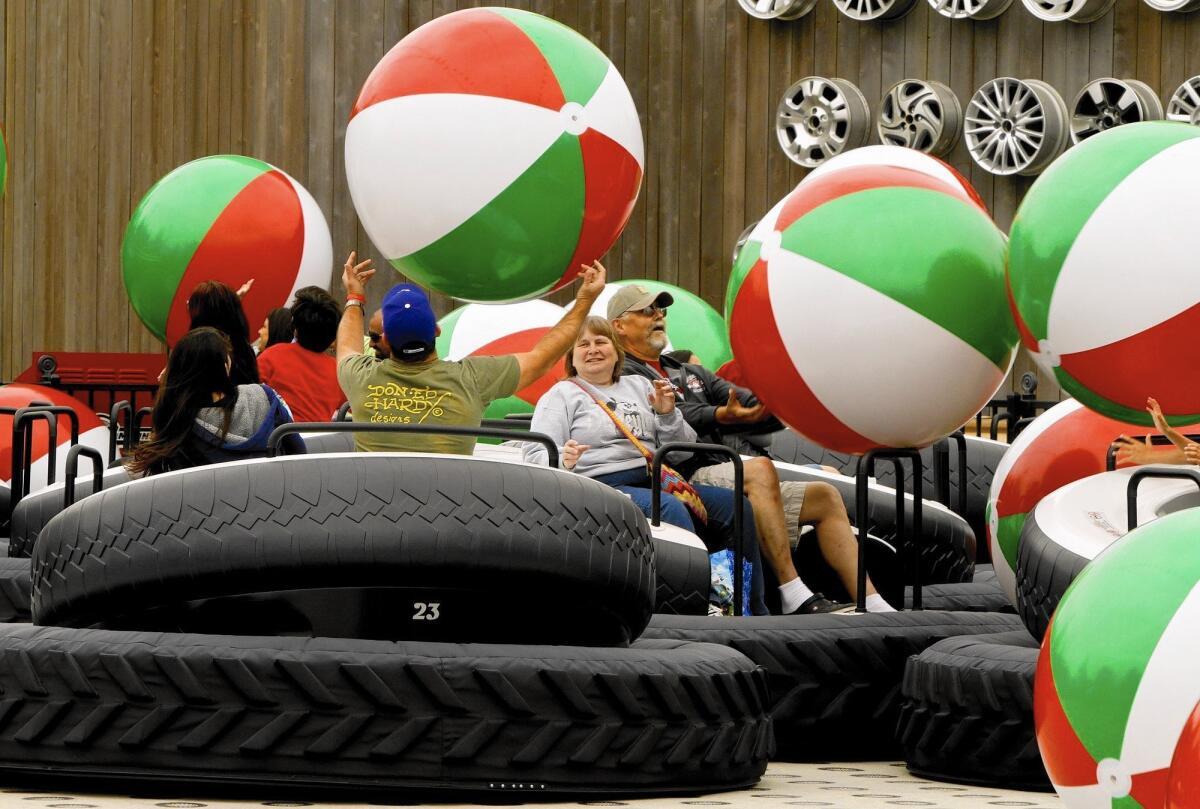 Disneyland's now-closed Luigi’s Flying Tires ride lofted visitors in tire-shaped bumper cars floating on a cushion of air — like an air-hockey game with humans. But the Cars Land feature was plagued by poor reviews and numerous injuries.