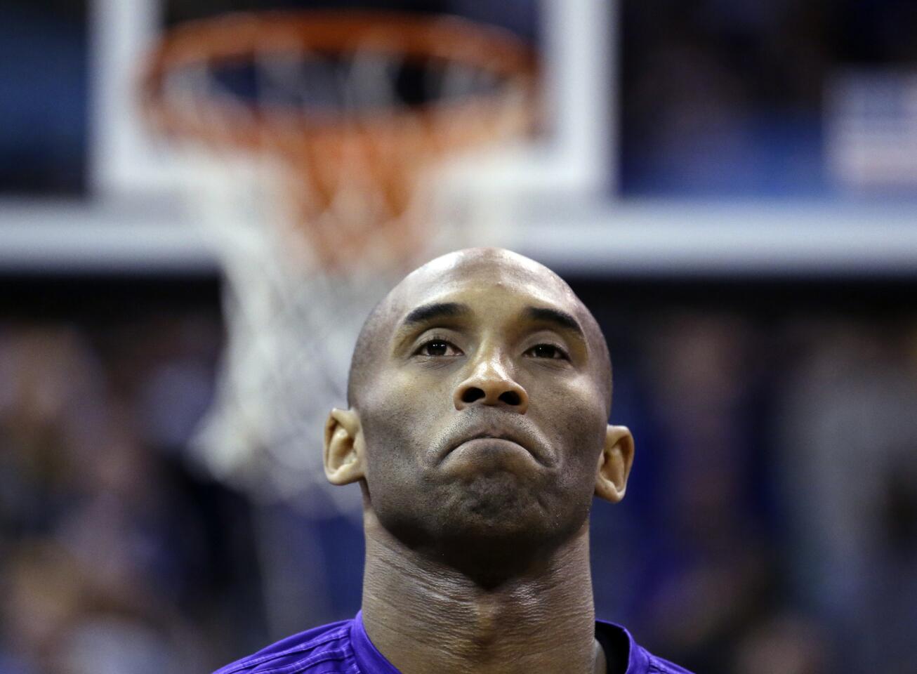 Lakers face of the franchise, Kobe Bryant, is leaving leaving fate of the franchise up in the air