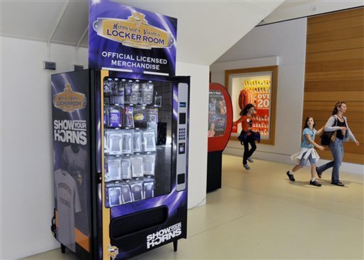 NFL teams look to vending machines as sales option - The San Diego  Union-Tribune