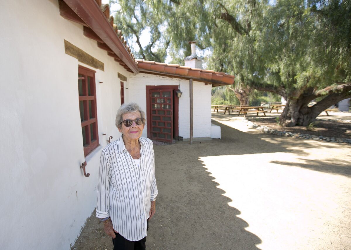 Marie Lawson visits the Osuna Ranch where her mother was born. (Jon Clark)