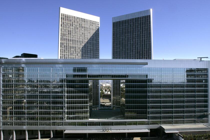 CAA has a reputation for a buttoned-down culture reinforced by its gleaming headquarters at 2000 Avenue of the Stars, shown above in 2006 before it was opened.