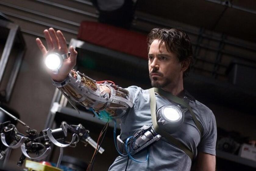 Resume talking about: Iron Man Robert Downey Jr. made us rethink our superheroes in "Iron Man," didn't he? Superheroes could be wry, funny, not all that good. That's why we're making the DVD part of our permanent collection. (Tuesday)