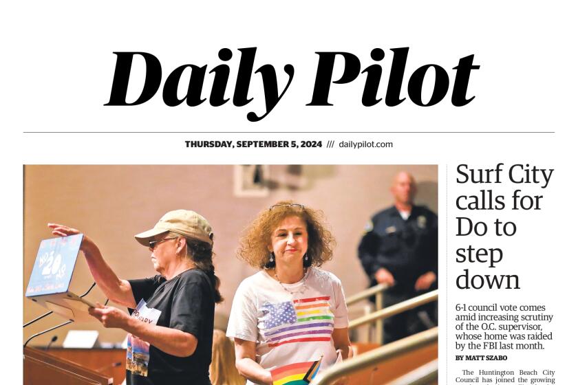 Front page of the Daily Pilot e-newspaper for Thursday, Sept. 5, 2024.