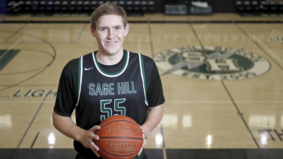 Johnny King had 28 points, 26 rebounds and six blocked shots to help Sage Hill School defeat St. Margaret’s in the Academy League title game on Jan. 31.