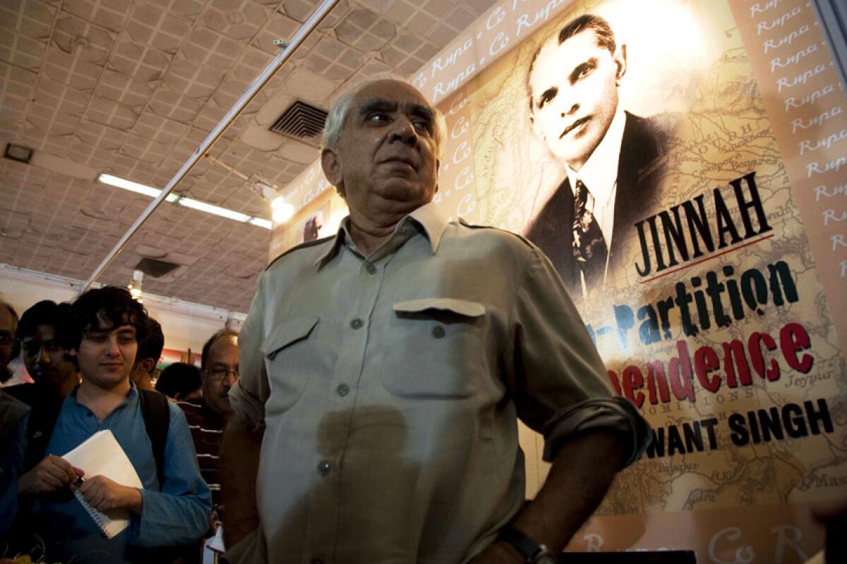 Jaswant Singh attends an event in New Delhi to promote his book, “Jinnah: India, Partition, Independence,” in 2009.