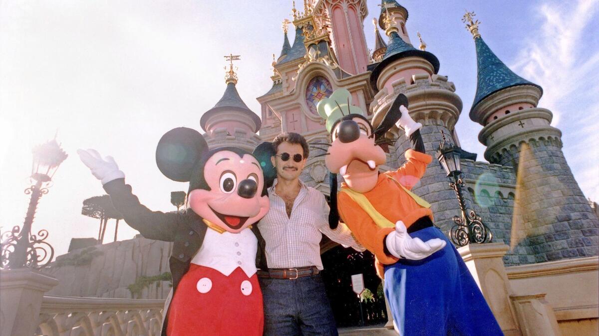 Saudi prince and billionaire Alwaleed bin Talal, seen in a file photo dated August 1998 in the Disneyland Paris theme park. The prince was arrested with other members of the Saudi royal family and businessmen in Riyadh on Nov. 4, 2017.