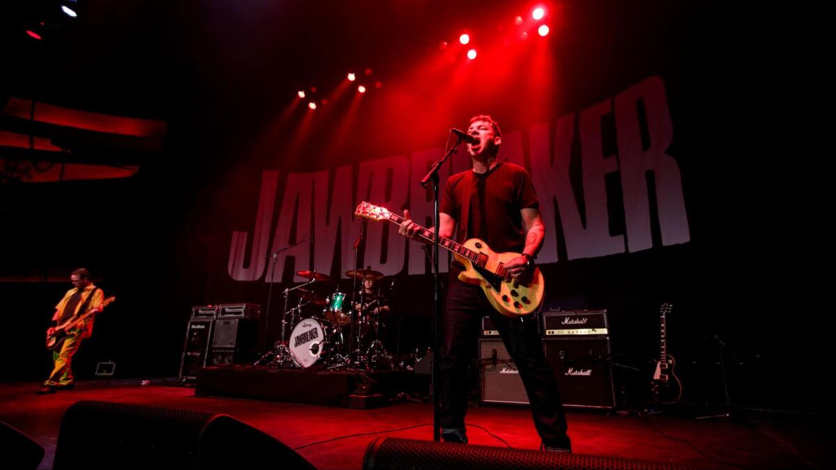 Jawbreaker performs Thursday night at the Palladium in Hollywood.